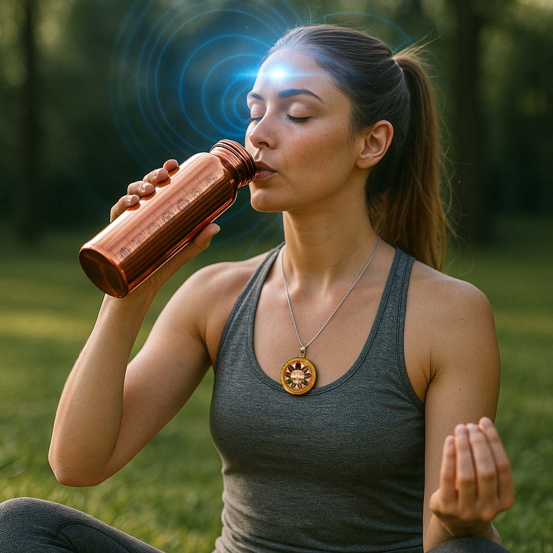 Quantum Copper Bottle – Detox, Shield & Reprogram Your Cells