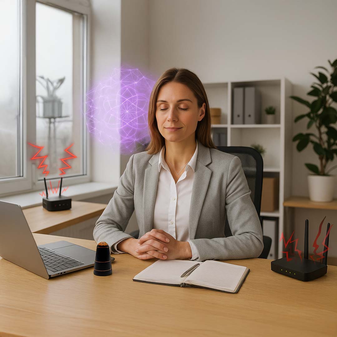 TowerBuster (Tower Destroyer) Orgone Black Sun with triple antenna Protector 5G