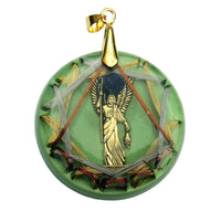 Thumbnail for Archangel Raphael 13 Vortex Gold Healing Talisman