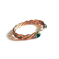 Thumbnail for 🔥 Obsidian & Copper Torzal Bracelet – Ancient Power Amulet