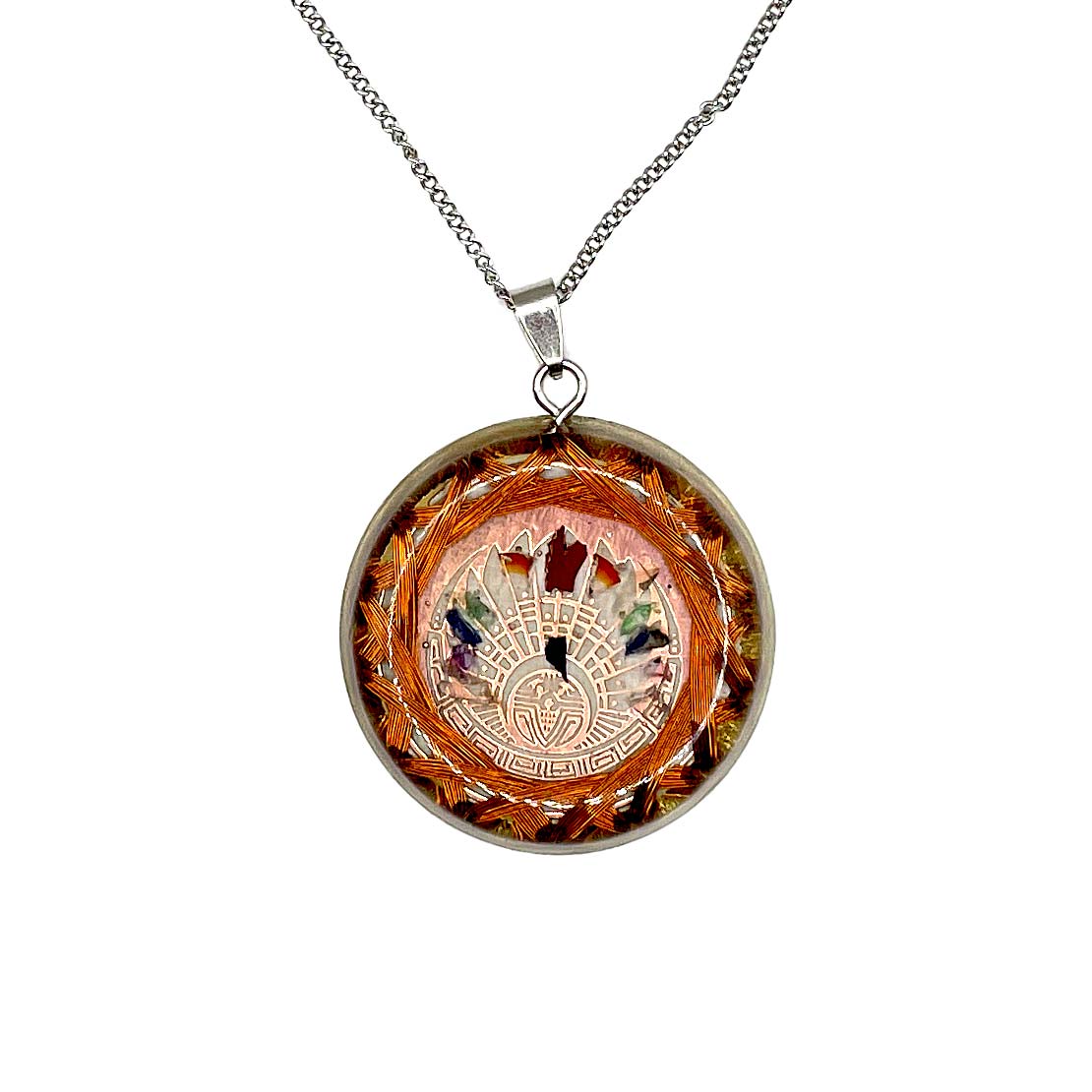 5G Protection Quetzalcoatl Crop Circle Quantic Resonator 7 Chakra Alingment