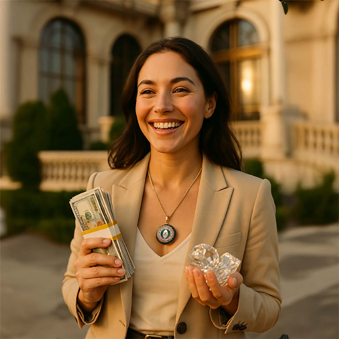 Abundance Necklace — Clarity to Decide, Confidence to Charge What You're Worth
