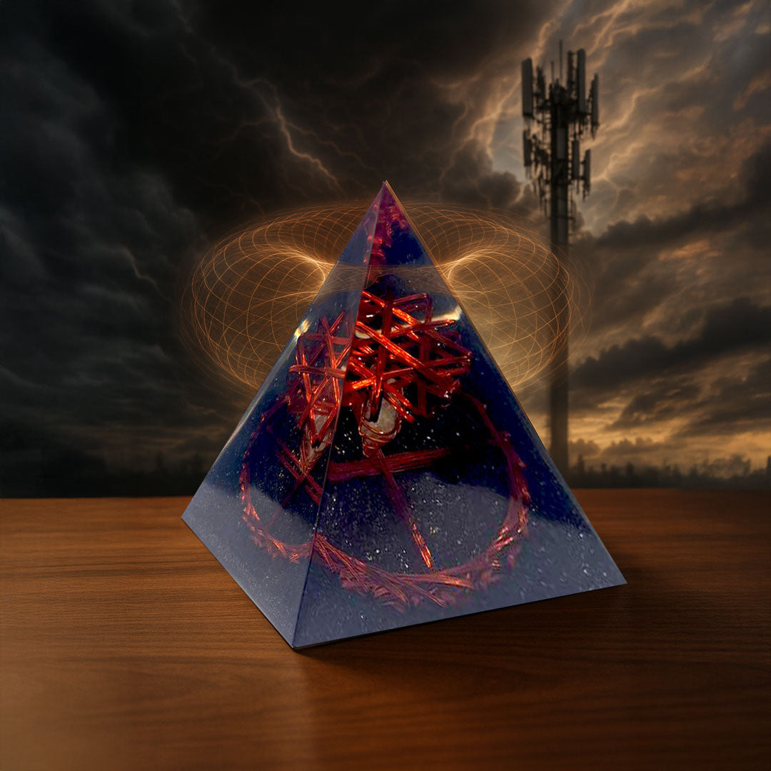 Tower Buster Pyramid Antenna Triple Coil EMF  Protector