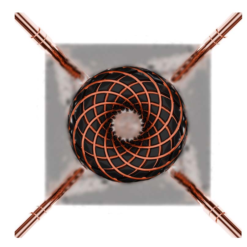 Electromagnetic and Light Therapy Pyramid (Quantum Vortex PEMF Technology)
