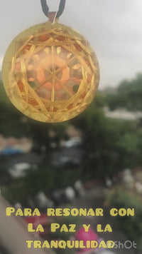 Malachite, Amethyst Crop Circle Resonator 24 Vortex