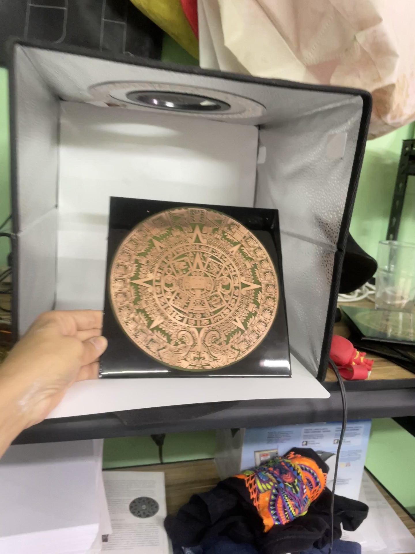 Aztec Calendar Astral Projector (Sun Stone) - Unleash Cosmic Harmony: Elevate your energy 🌌🔮