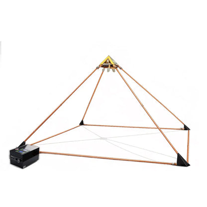 Copper Pyramid with Quantum Vortex PEMF | NEXUS CORE 3-System | 624m Rodin Coil | Rife Frequencies 1Hz–150kHz | Strobe Light Therapy | Frequency Lab AI Included | Giza 51° Sacred Geometry | Selenite | Collapsible | Handmade — Metayantra