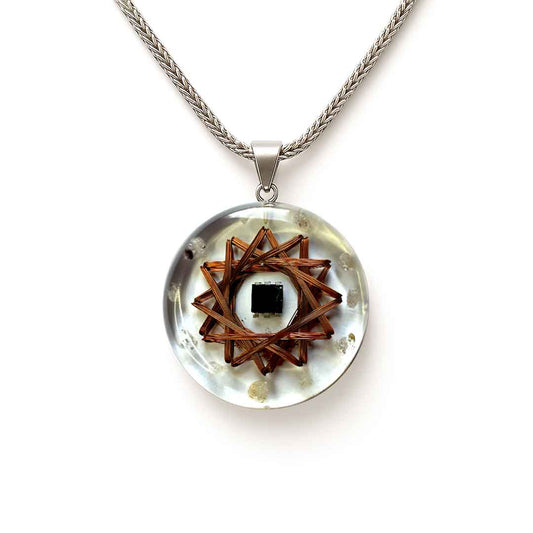 Orgone MicroChip Star Pendant — Stop Carrying What Isn't Yours. Evict Negative Entities.