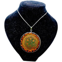 Thumbnail for Orgonite Cellular Regenerator Necklace with Crop Circle and Dodecahedral Matrix with 5G PROTECTION