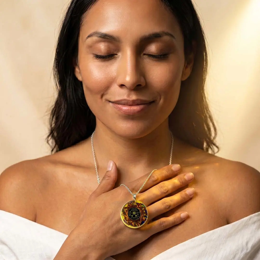 King Solomon's Sun Talisman — 7 Sacred Metals Amulet | Metayantra