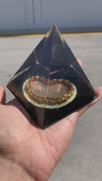 Dr Patrick Flanagan's Double Pyramid Concentrator with Cosmic Sensor