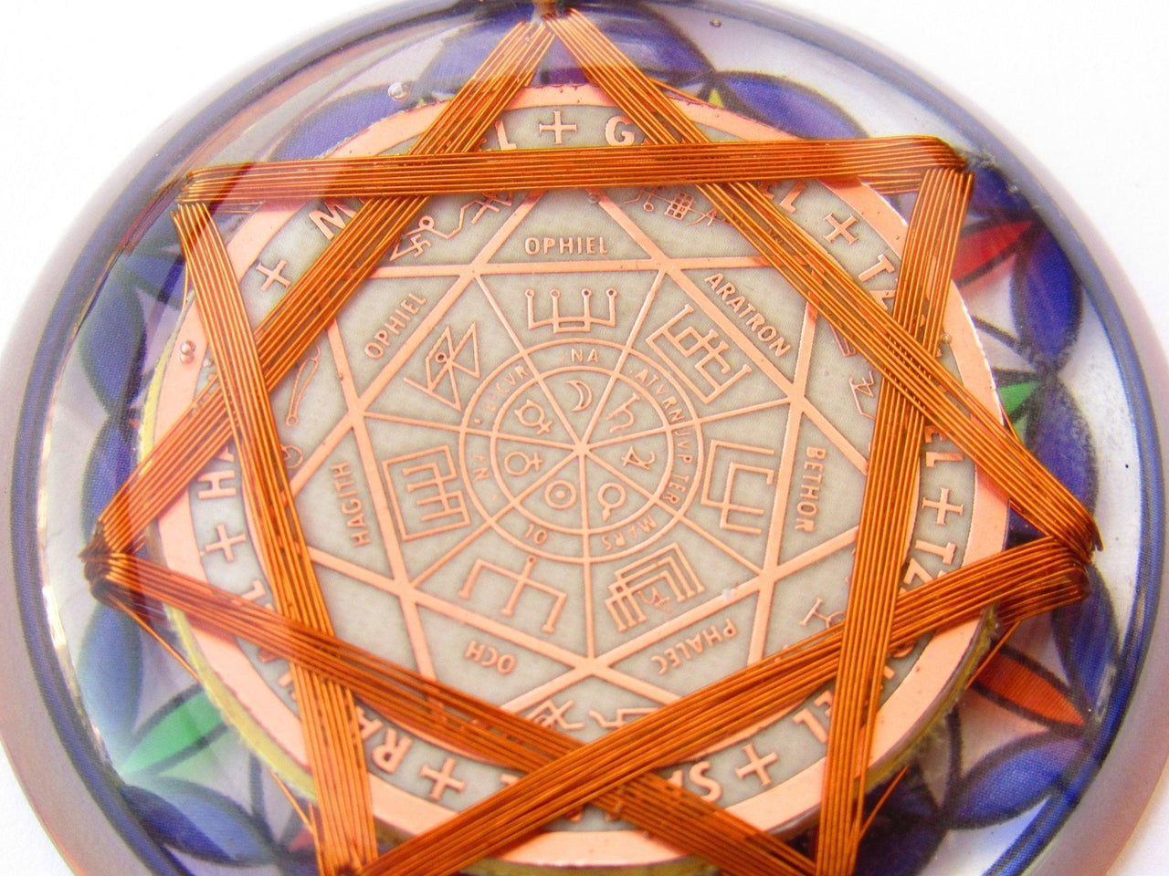 7 Archangels FLower Of life 7 Vortex Resonator - Metayantra Consciencia