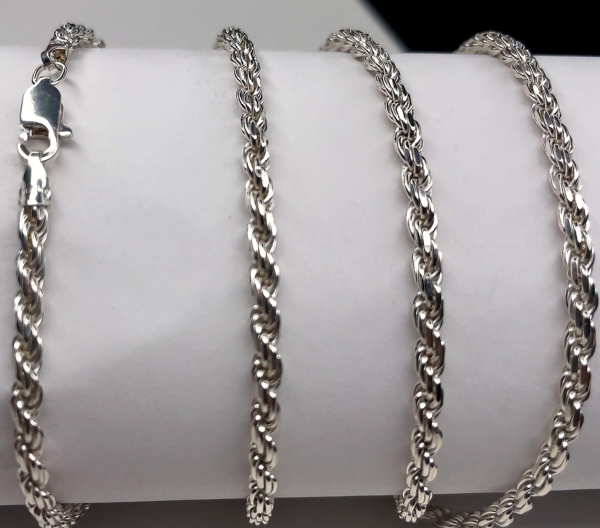925 silver chain Torzal Italian type - Metayantra WorldWide