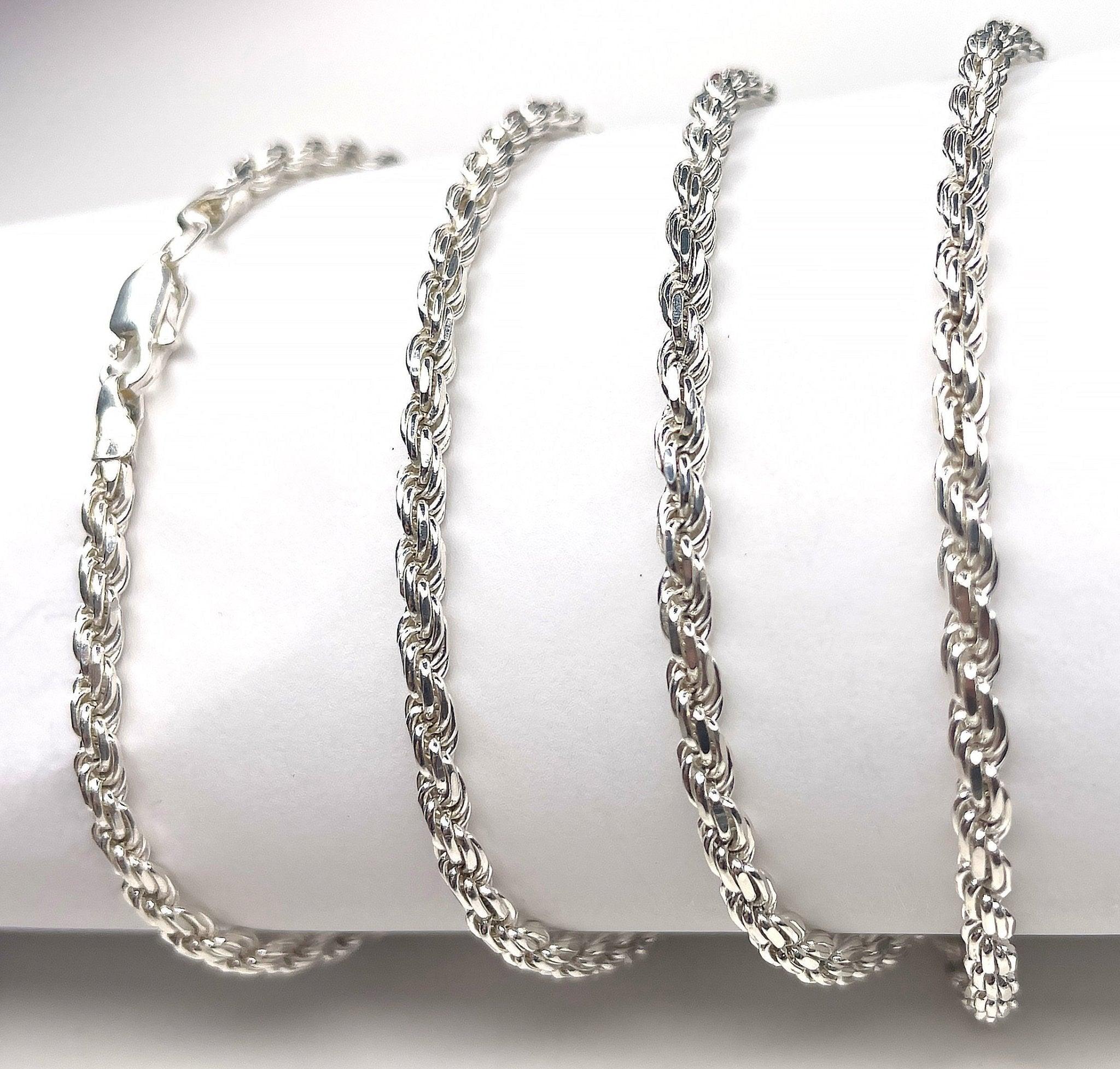 925 silver chain Torzal Italian type - Metayantra WorldWide