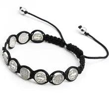 Saint Benedict Protection Bracelet with Zinc: Abundance and Defense Infallible Rosary with beads