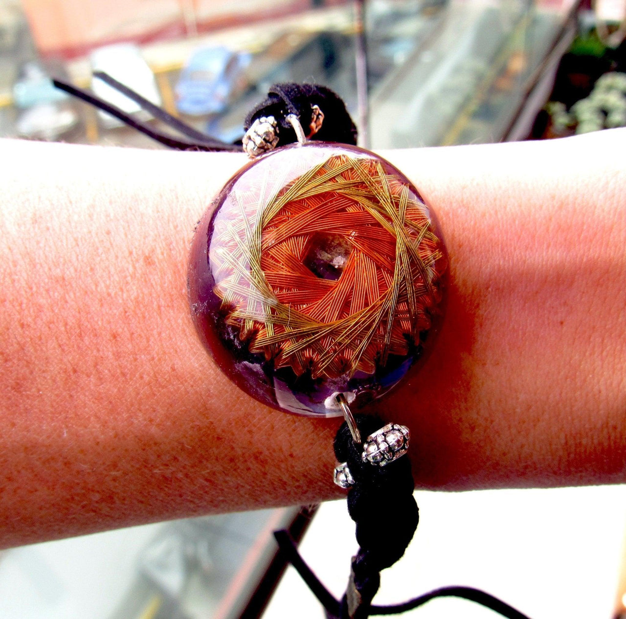 Bracelet with 20 Vortex Abundance Generator Device - Metayantra Consciencia