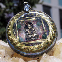 Thumbnail for Buddah Gold Plated 4th Chakra Development Meditation Device 24 Vortex - Metayantra Consciencia