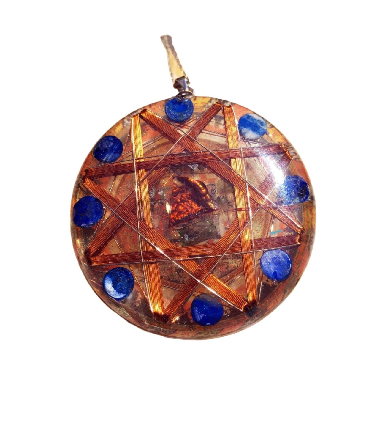 Kalachakra Protection Necklace | Black Magic Shield in 14K| Metayantra