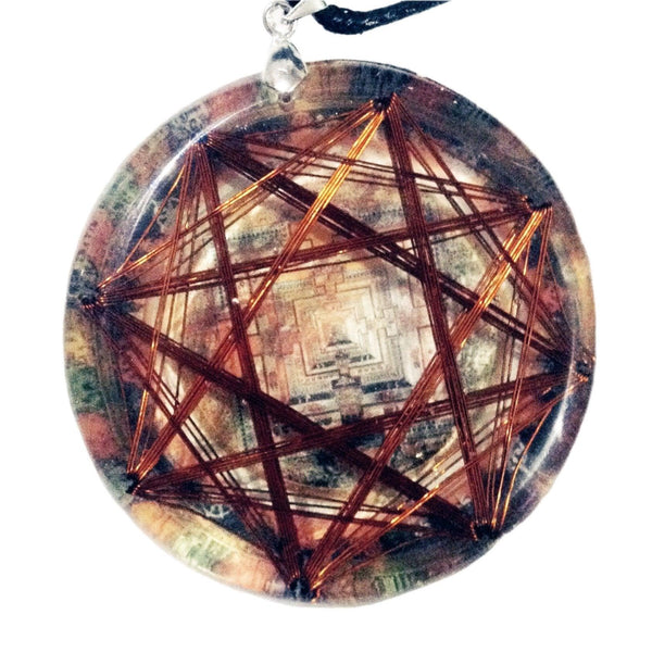 Wicca store 12 Zodiac Dark Energies Protector, 36 Vortex Resonator Metayantra Pranic Device