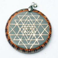 Thumbnail for Double Sri Yantra Moldavite Cosmic Sensor - Metayantra WorldWide