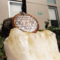 Thumbnail for Double Sri Yantra Moldavite Cosmic Sensor - Metayantra WorldWide