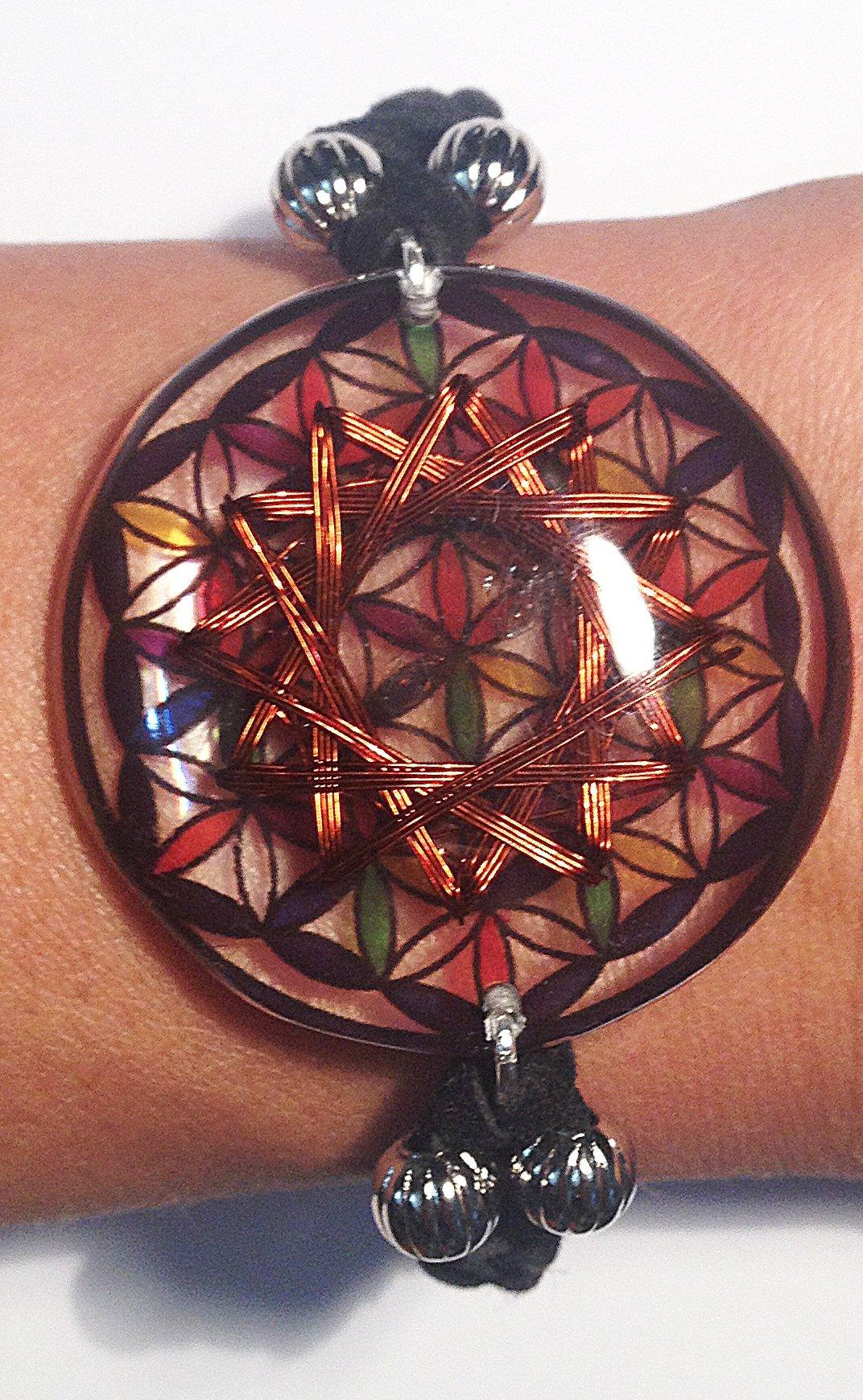 Flower of Life 12 Vortex Bracelet Pariksha Nadi Healer - Metayantra Consciencia