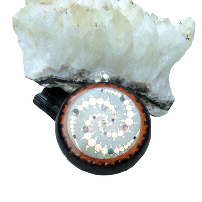 Light over Darkness DeviceTriple Spiral, Windmill Hill Crop Circle Quantic Resonator - Metayantra Consciencia