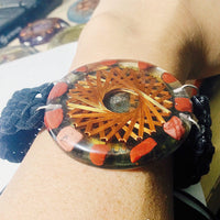 Thumbnail for Red Jasper Mahakala 21 Vortex Bracelet - Metayantra WorldWide