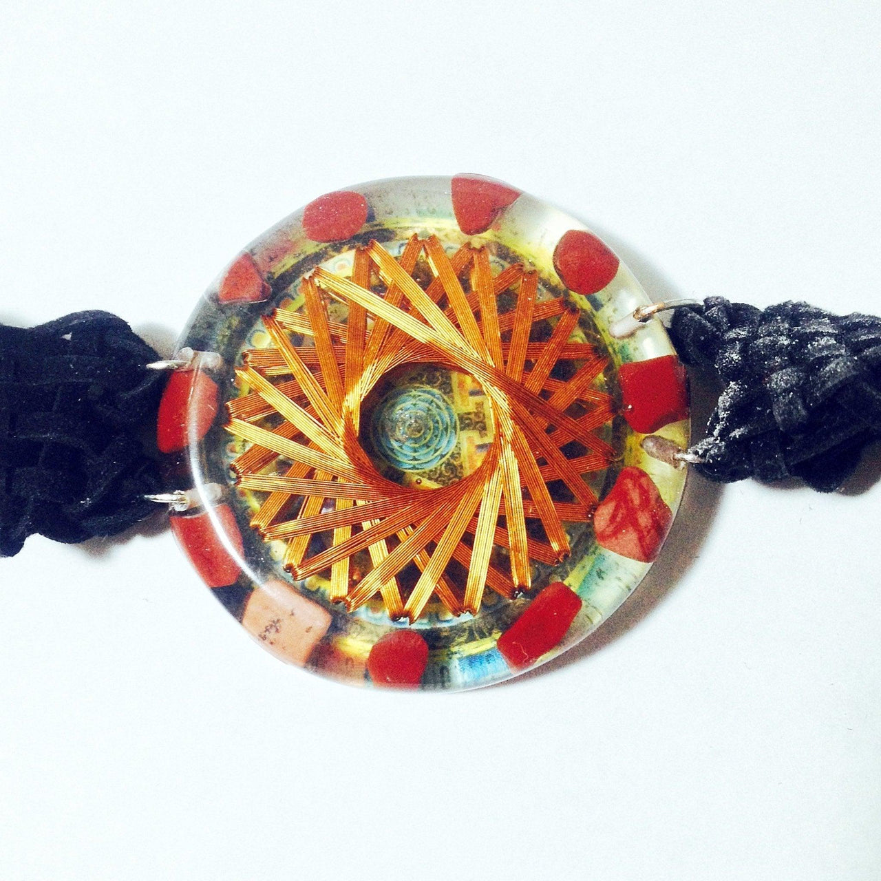 Red Jasper Mahakala 21 Vortex Bracelet - Metayantra WorldWide