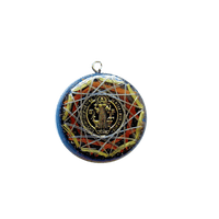 Thumbnail for ✨🔮 Orgonite Necklace: Miracle Generator with St. Benedict Medal 🙏🛡️ Total Protection Against Witchcraft and Negative Energies