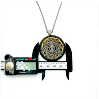 Thumbnail for Energy Protection and Abundance Kit: Orgonite Energy Necklace and Zinc Bracelet with St. Benedict Medal